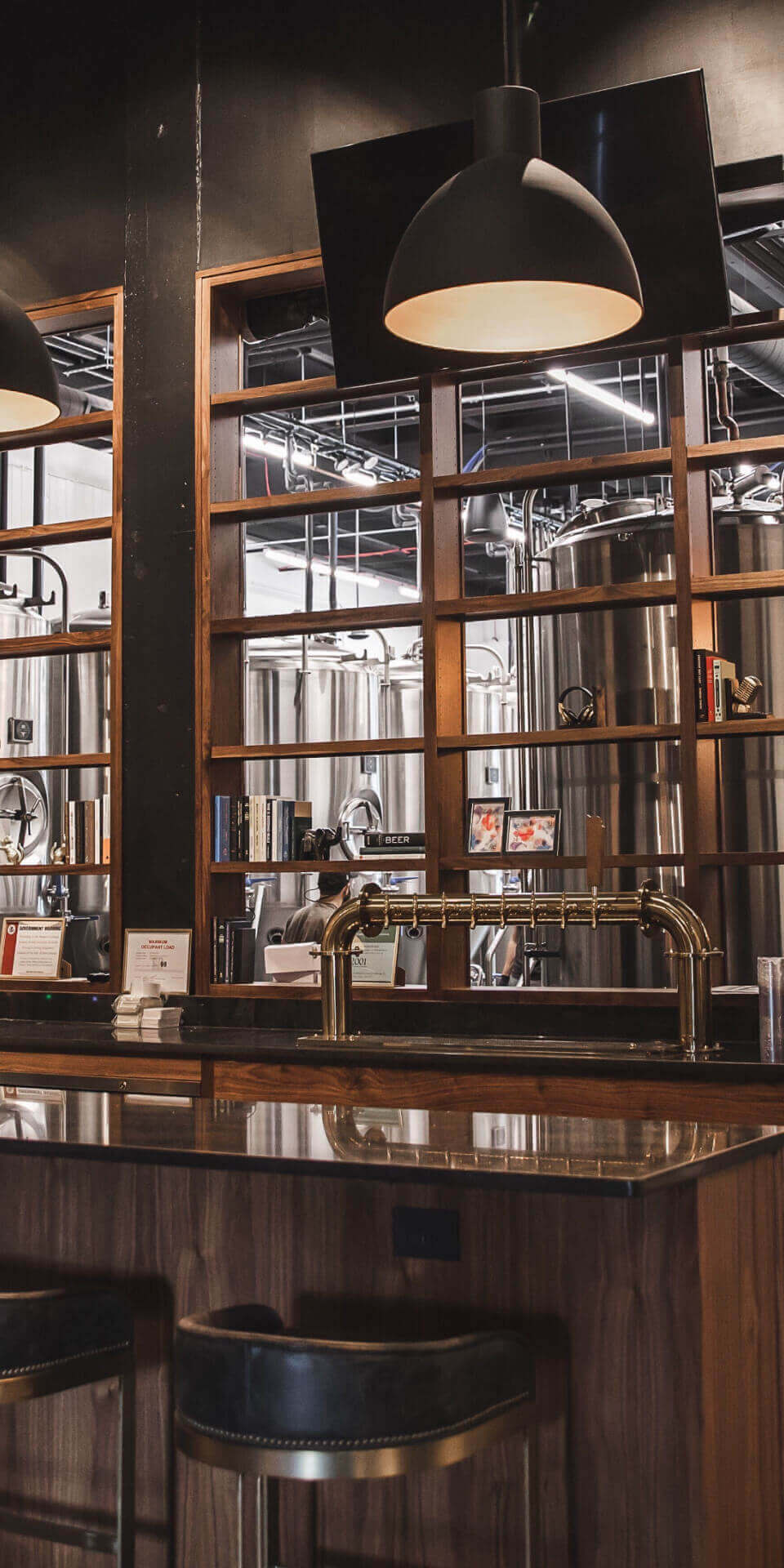 Inside the Go Brewing Taproom