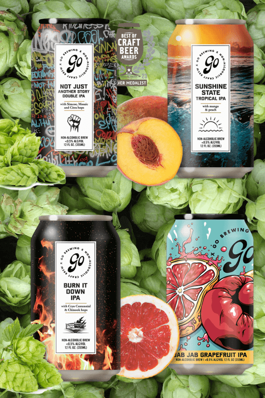 Go Brewing Packaged Beer All IPA Bundle: Selected IPA's- 12 Pack