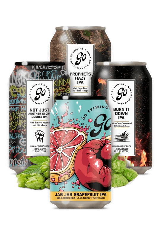 Go Brewing Packaged Beer All IPA Bundle: Selected IPA's- 12 Pack