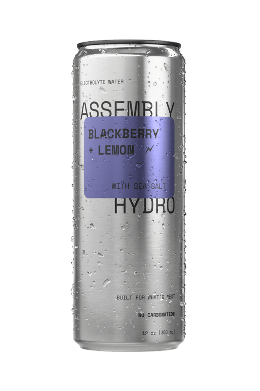 Go Bev Co Electrolyte Water (12) Pack 12-pack : 12-oz Assembly Hydro: Blackberry Lemon