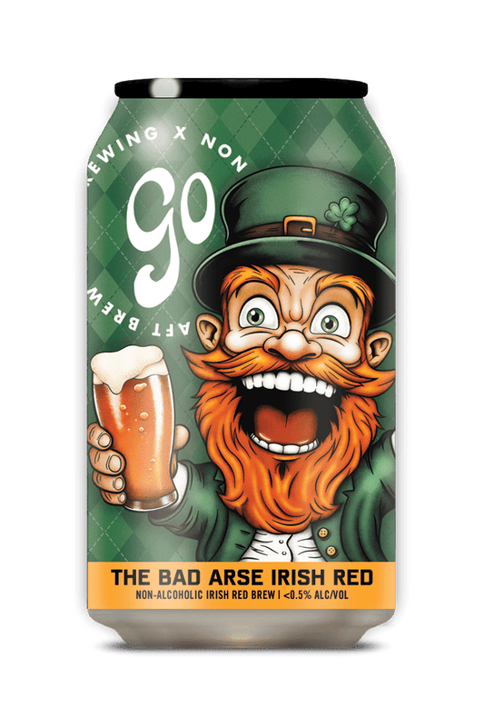 Go Brewing Beer Club 6-pack, 12 oz cans BC - The Bad Arse Irish Red