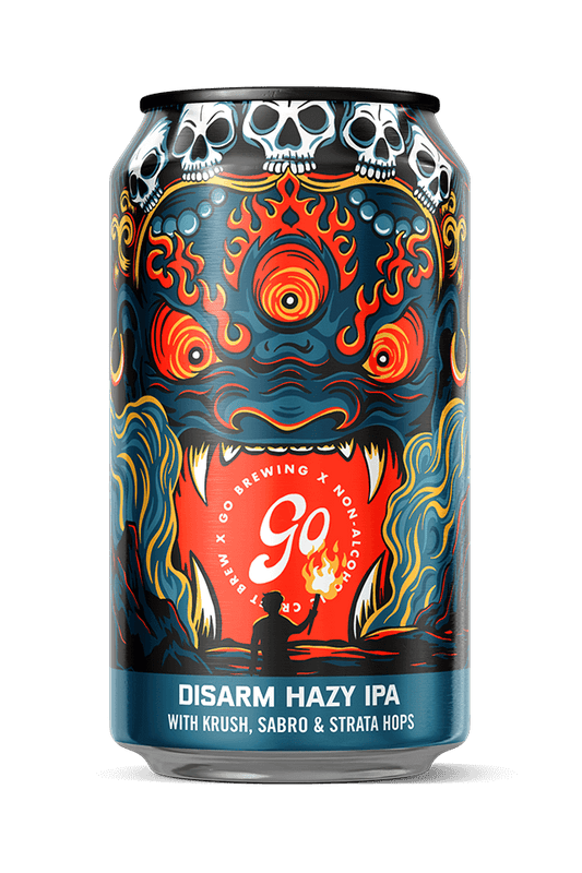 Go Brewing Packaged Beer 6-pack, 12 oz cans Disarm Hazy IPA