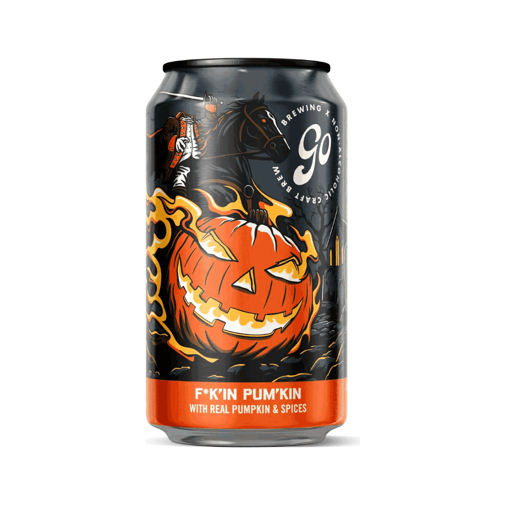 F*k'in Pum'kin Ale — non-alcoholic pumpkin ale, 6-pack