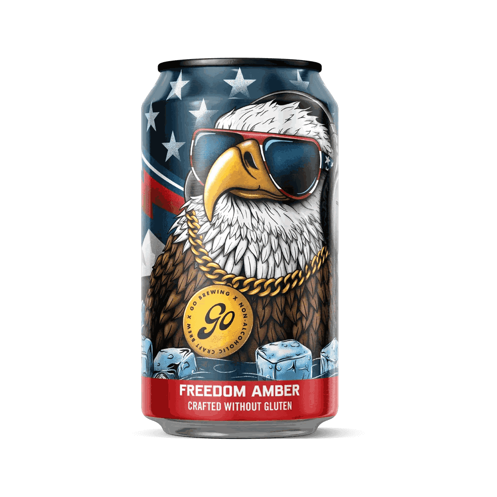 Freedom Amber – Non-Alcoholic Amber Ale, Gluten-Free