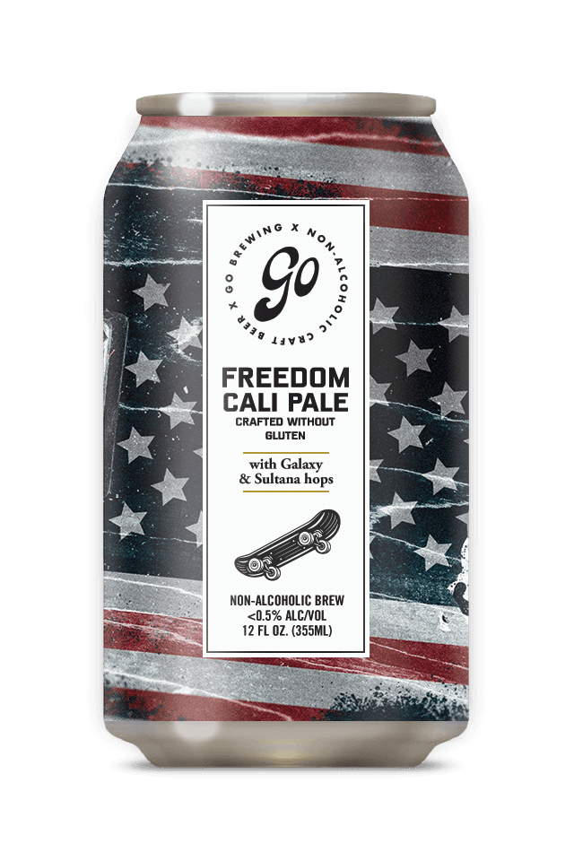 Freedom Cali Pale Ale Crafted without Gluten Go Brewing