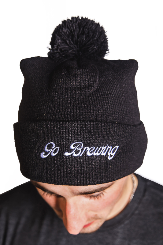 Universal Marketing Merch Go Brewing Pom Pom Beanie