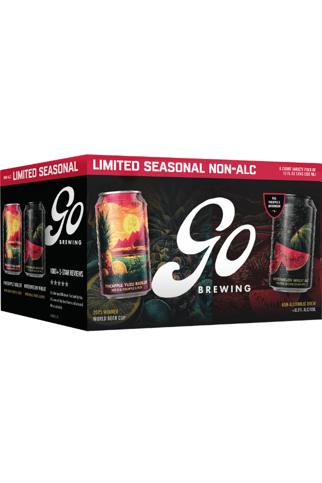 Mixed 6-Pack: Watermelon Wheat & Pineapple Yuzu Radler