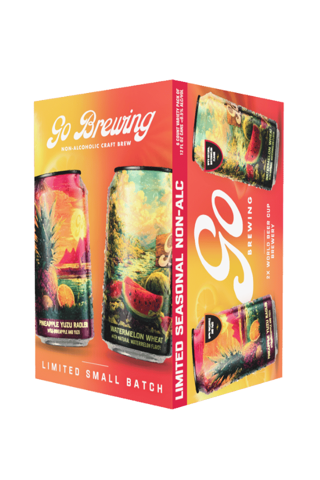 Mixed 6-Pack: Watermelon Wheat & Pineapple Yuzu Radler – Non-Alcoholic