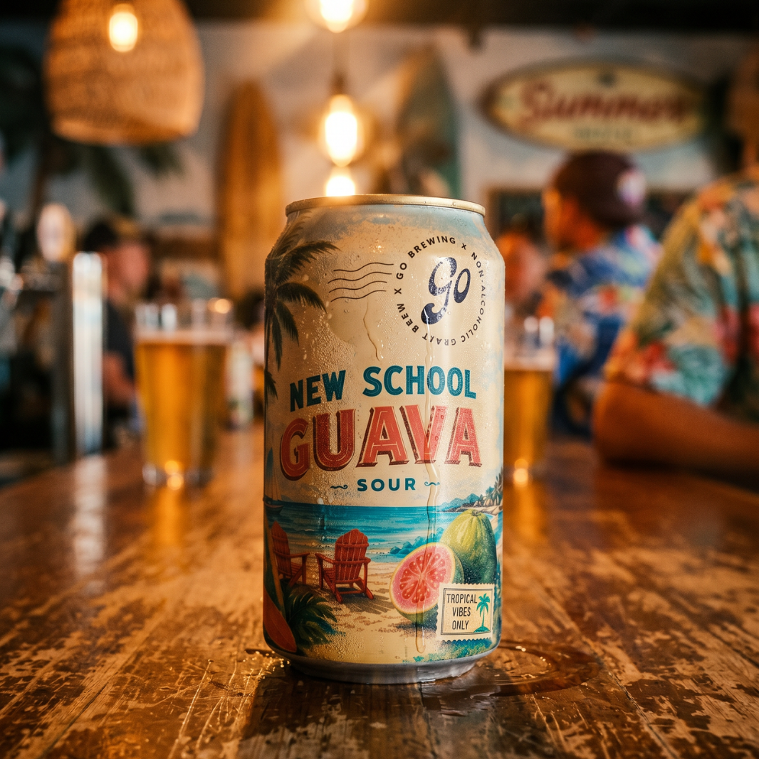 New School Sour Guava – Non-Alcoholic Kettle Sour