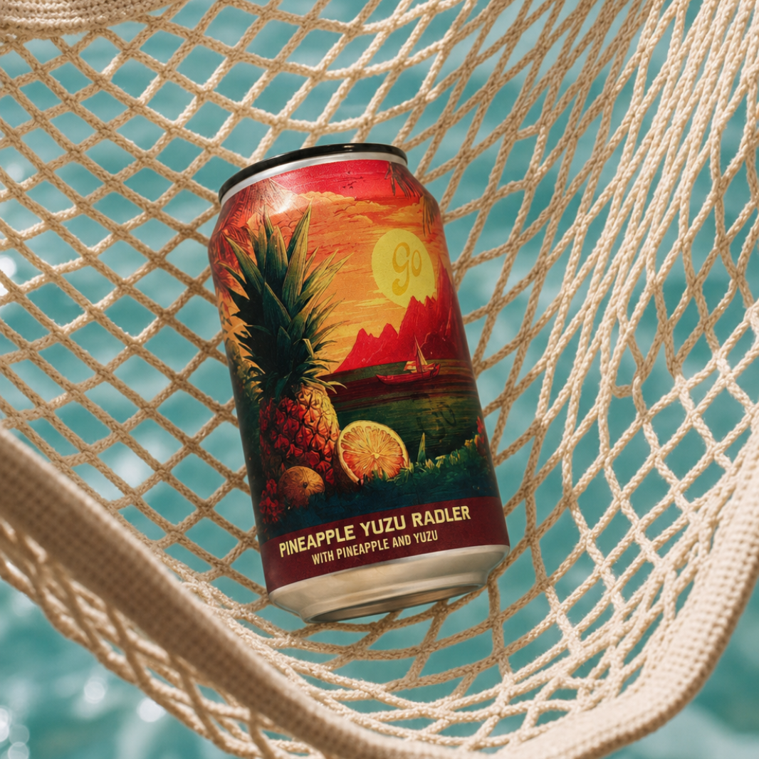 Pineapple Yuzu Radler – Non-Alcoholic Radler