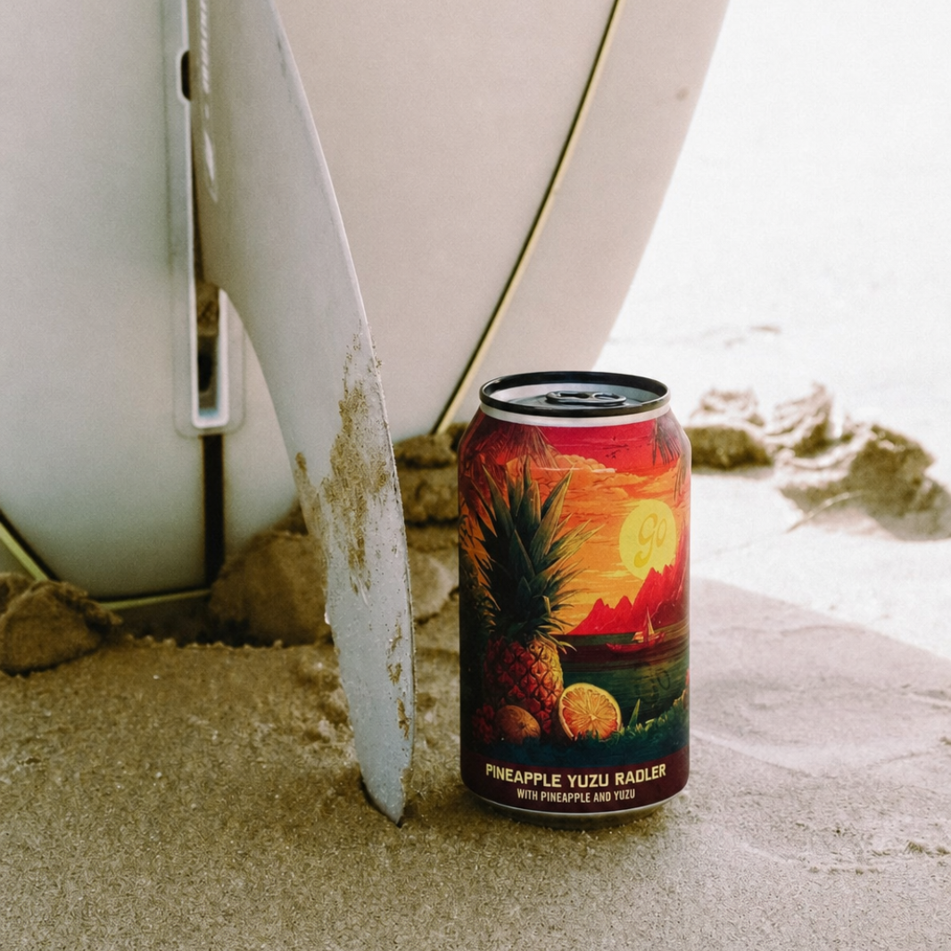 Pineapple Yuzu Radler – Non-Alcoholic Radler
