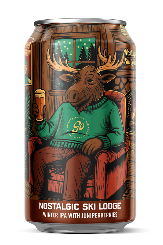 Go Brewing Samples Nostalgic Ski Lodge - 1 Sample single can (complimentary)