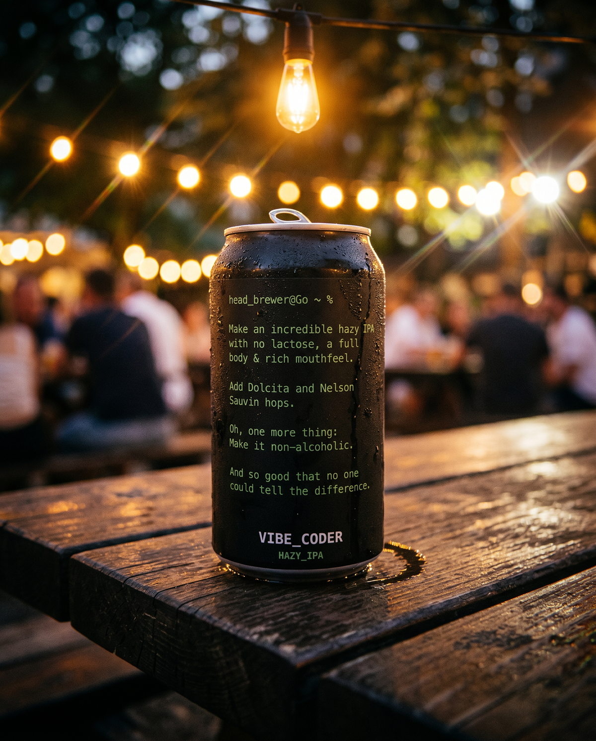 Vibe Coder Non-Lactose IPA – Non-Alcoholic Hazy IPA