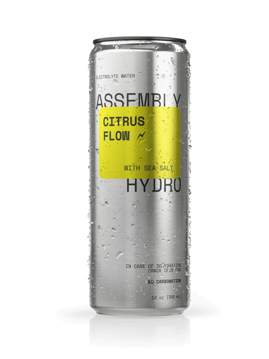 Go Brewing Packaged Beer Citrus Flow 6-Pack Assembly Electrolyte Water