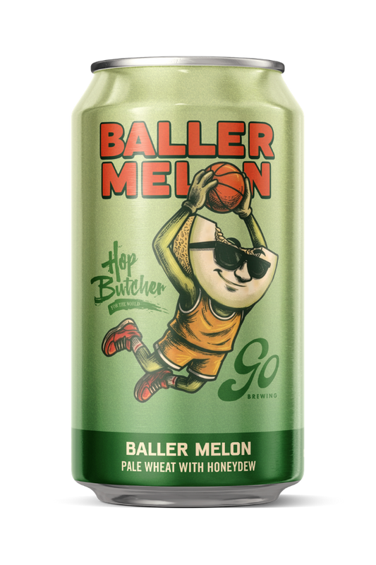 Go Brewing Packaged Beer 6-pack, 12 oz cans Baller Melon