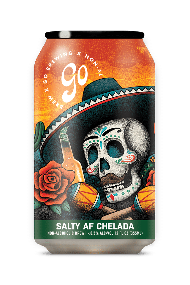 Go Brewing Beer Club 6-pack, 12 oz cans BC - Beer of the Month - Salty AF Chelada / Mixpack