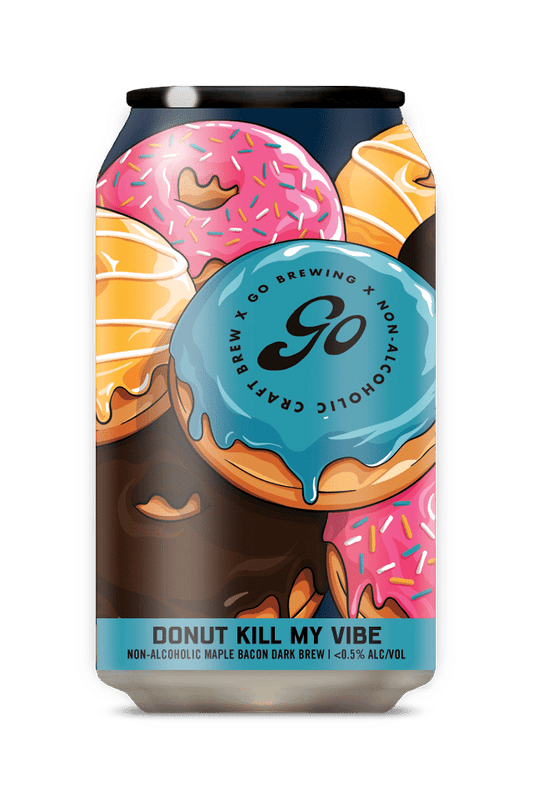 Go Brewing Beer Club 6-pack, 12 oz cans BC - Donut Kill My Vibe Vanilla Maple Stout