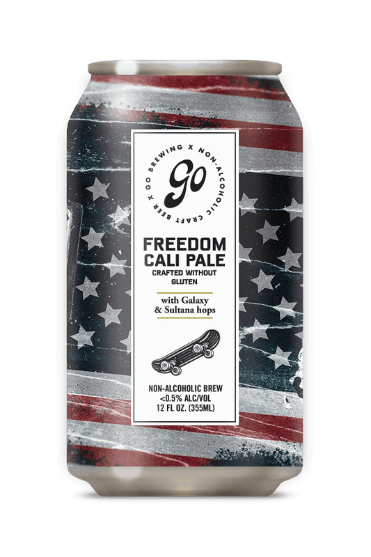 Go Brewing Packaged Beer 6-pack, 12 oz cans BC - Freedom: Crafted without Gluten