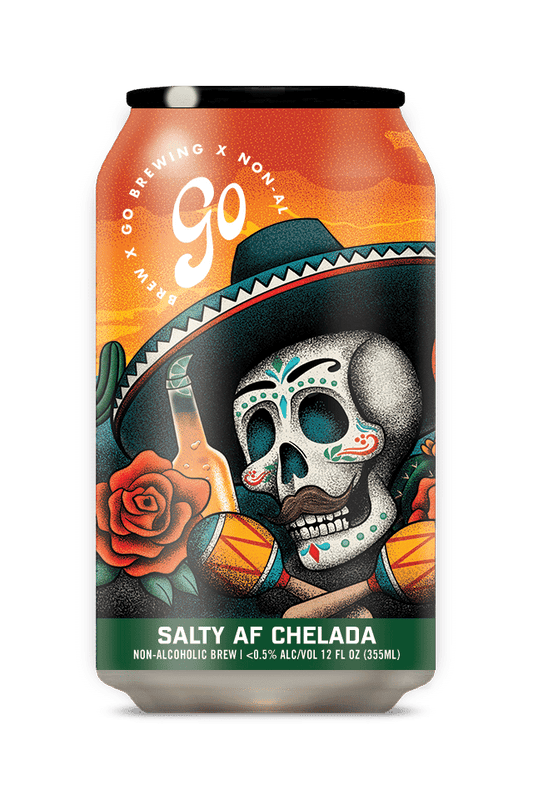 Go Brewing Packaged Beer 6-pack, 12 oz cans BC - Salty Lime AF Chelada