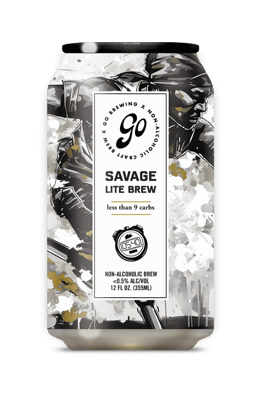 Go Brewing Beer Club 6-pack, 12 oz cans BC - Savage Lite Brew