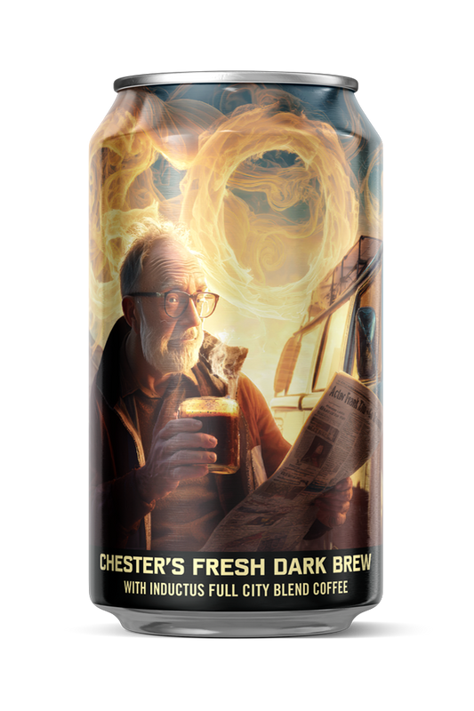Go Brewing Packaged Beer 6-pack, 12 oz cans Beer of the Month: Chester's Coffee Stout