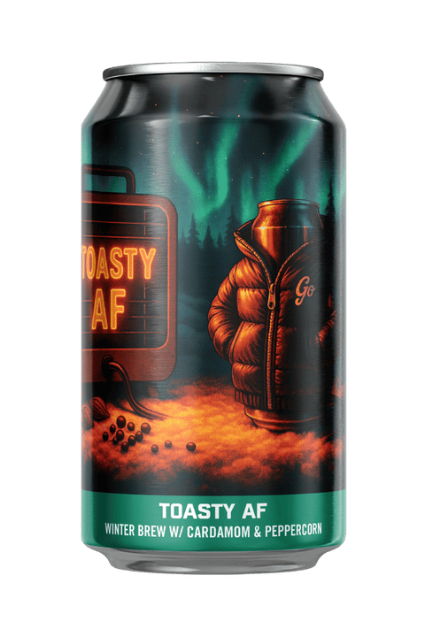 Go Brewing Packaged Beer 6-pack, 12 oz cans Beer of the Month: Toasty AF