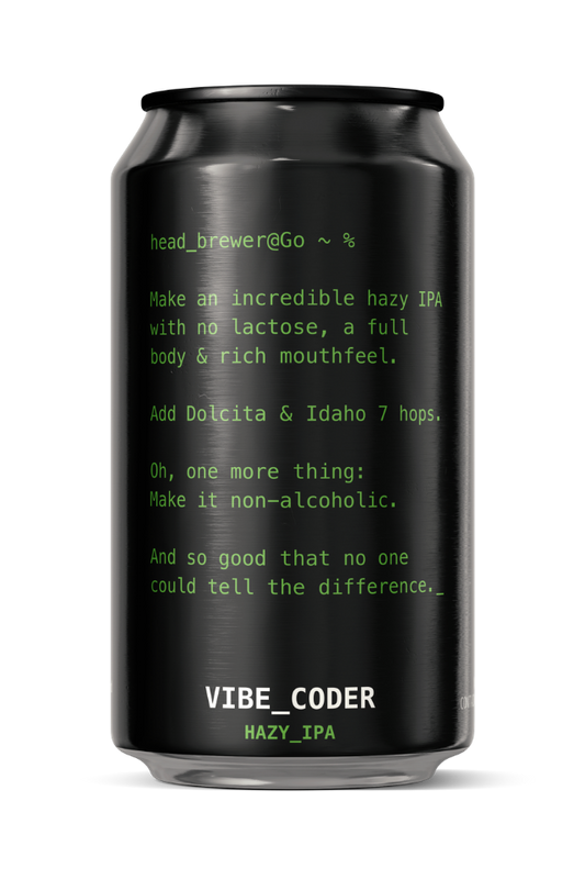 Go Brewing Packaged Beer 6-pack 12 oz cans Beer of the Month: Vibe Coder Non-Lactose IPA