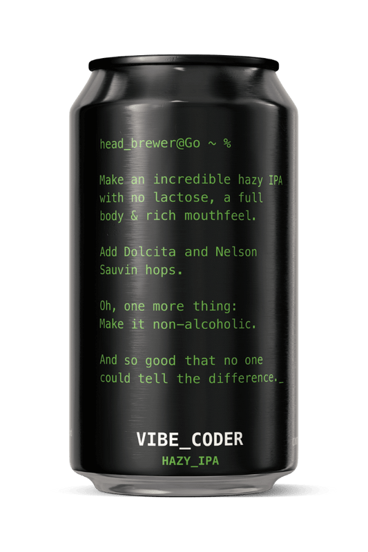 Go Brewing Packaged Beer 6-pack 12 oz cans Beer of the Month: Vibe Coder Non-Lactose IPA