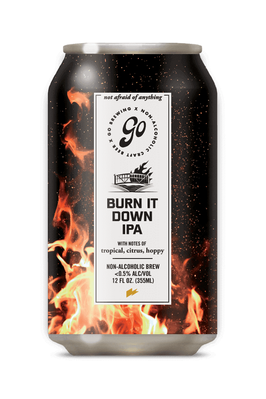 Go Brewing Packaged Beer Burn It Down IPA