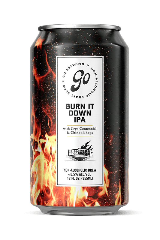 Go Brewing Packaged Beer Burn It Down IPA