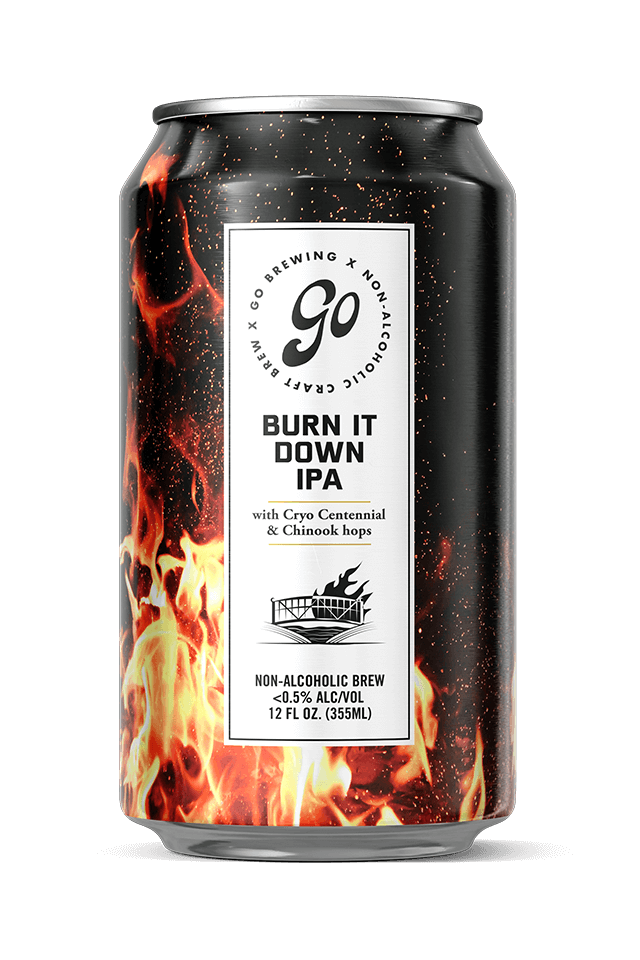Go Brewing Packaged Beer Burn It Down IPA