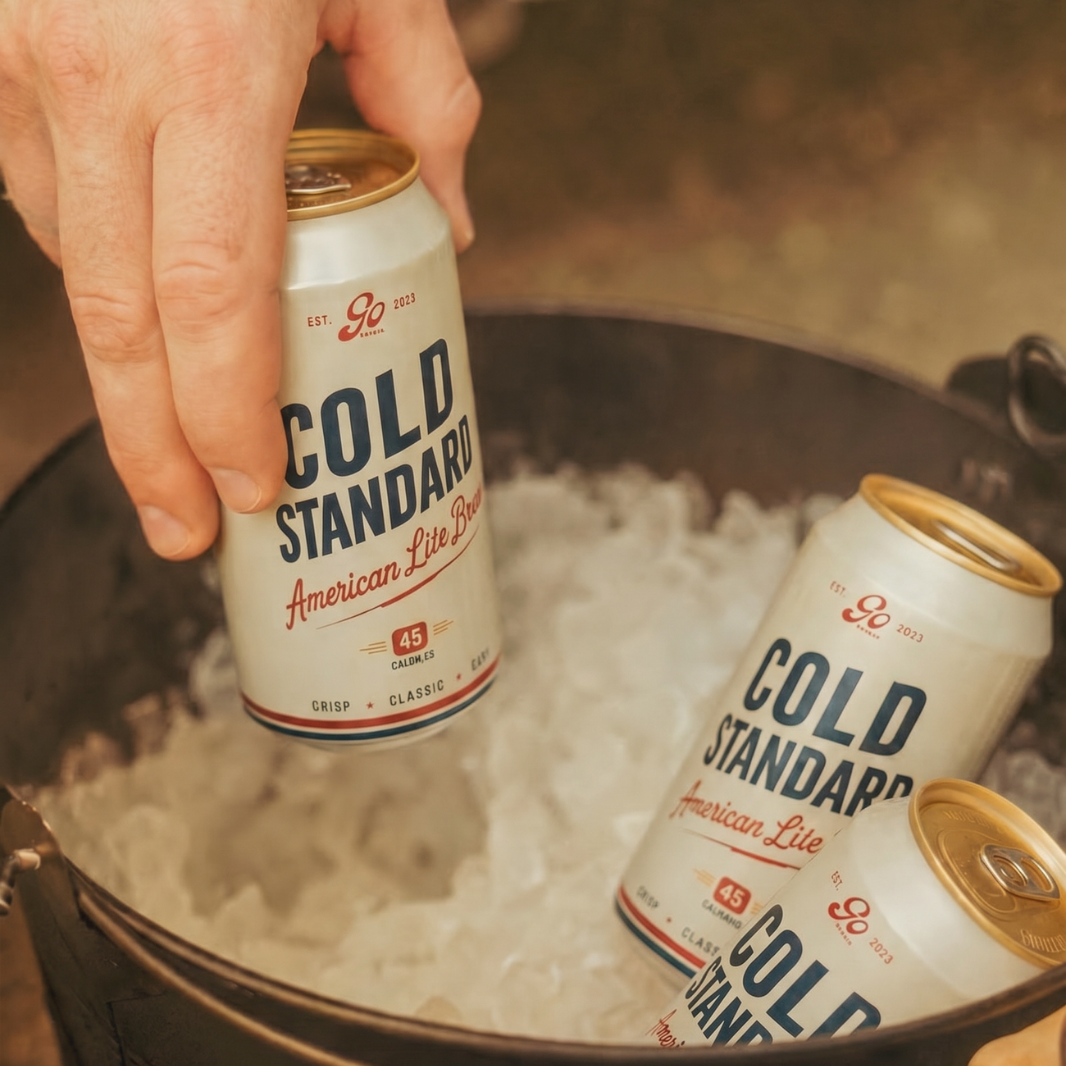 Go Brewing Packaged Beer 6-pack 12 oz cans Cold Standard