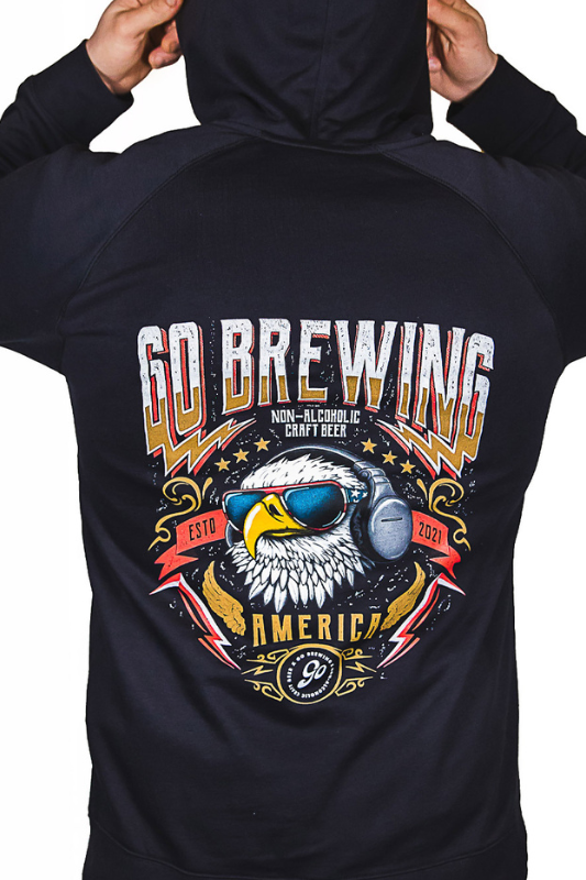 Go Brewing Freedom Zipper Hoodie