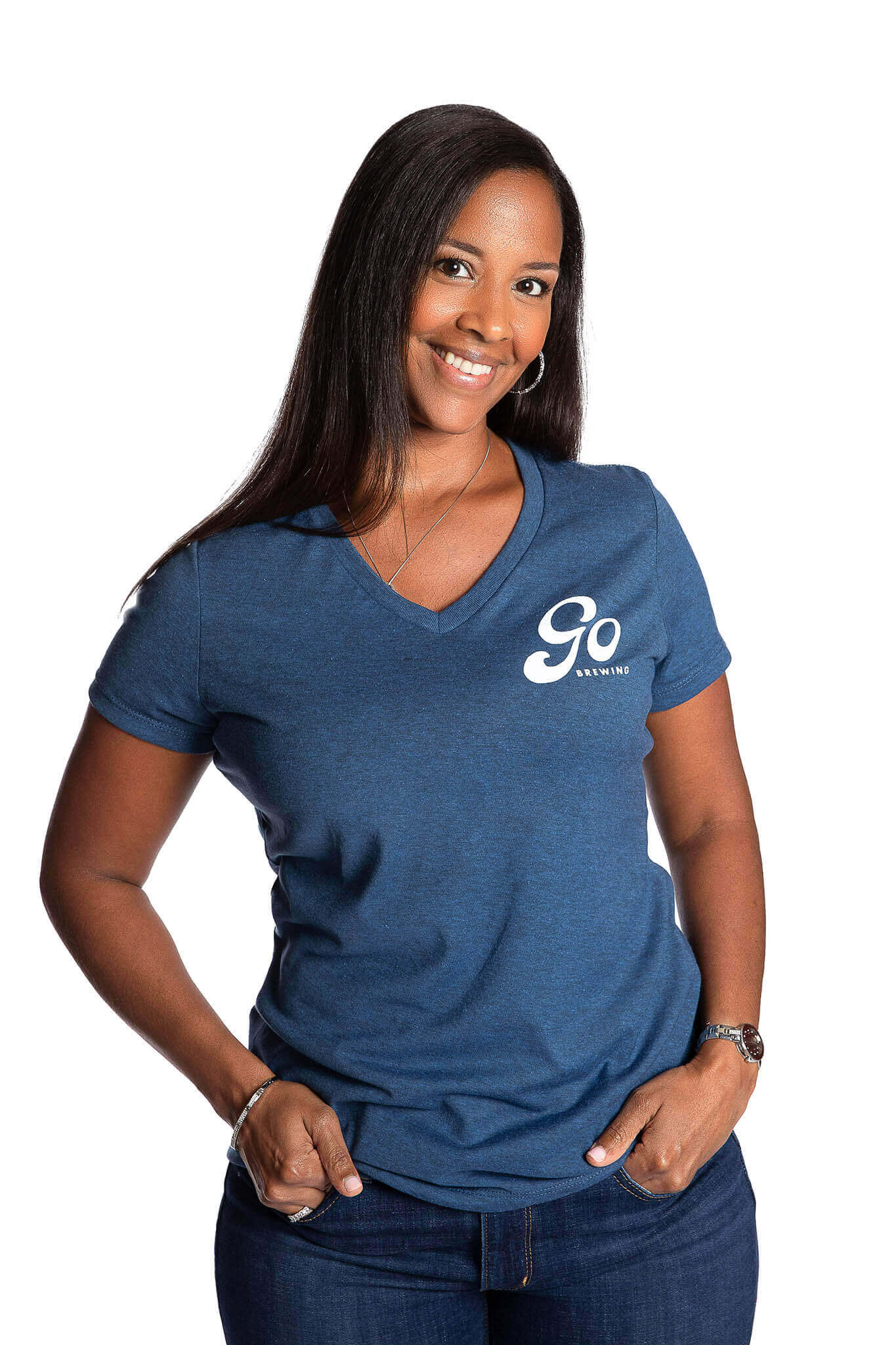 District Merch Go Lettermark Women's T-Shirt