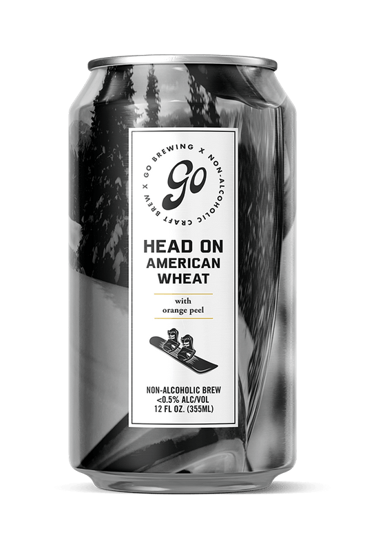 Go Brewing Packaged Beer Head On American Wheat