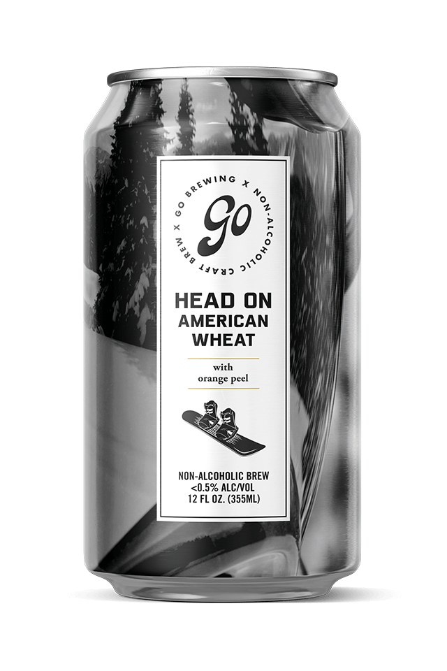Go Brewing Packaged Beer Head On American Wheat