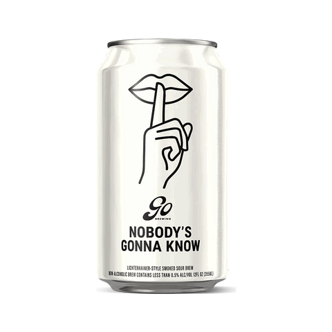 Go Brewing Packaged Beer 6-pack 12 oz cans Nobody's Gonna Know