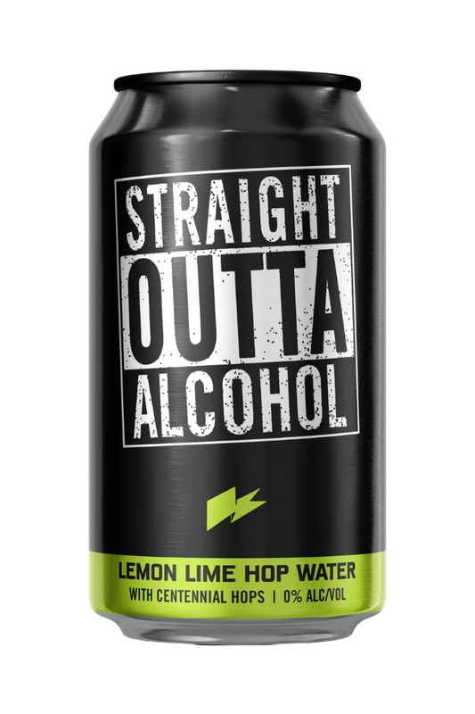 Go Brewing Packaged Beer 6-pack, 12 oz cans Premium Hop Water Lemon Lime