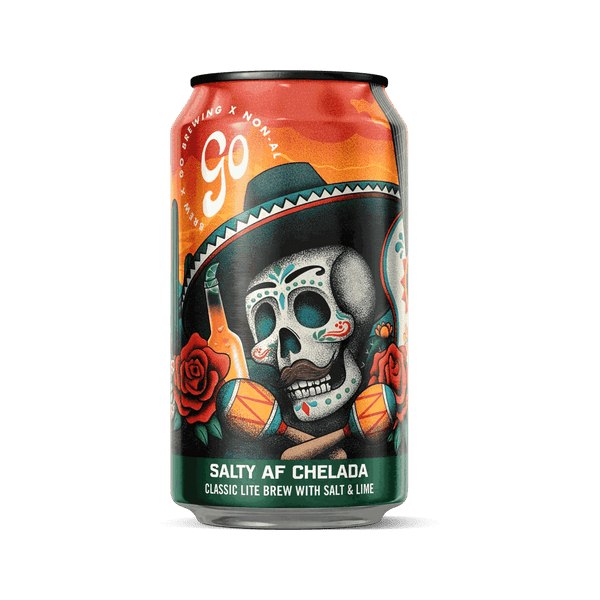 Salty Lime AF Chelada – Non-Alcoholic Chelada Lager