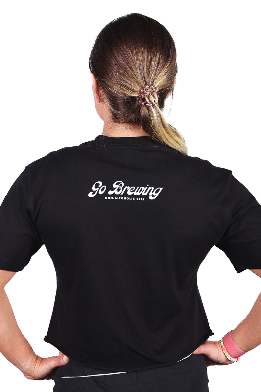 District Merch Straight Outta Alcohol Cropped T-Shirt