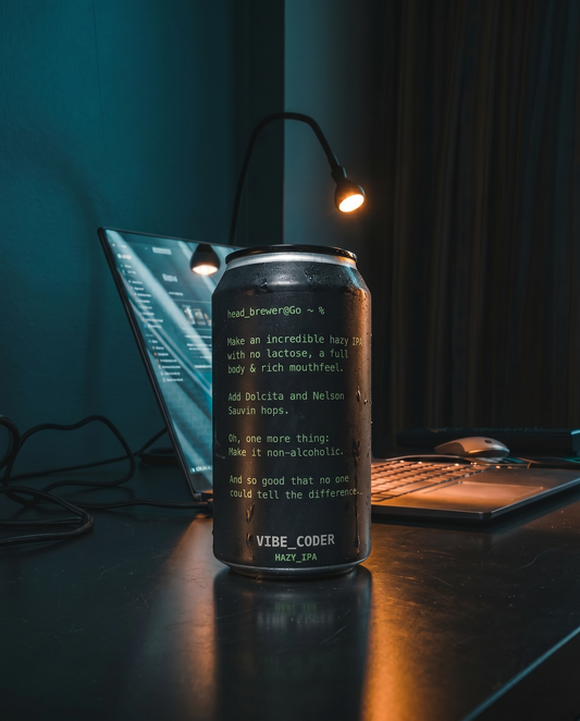 Go Brewing Packaged Beer 6-pack 12 oz cans Vibe Coder Non-Lactose IPA