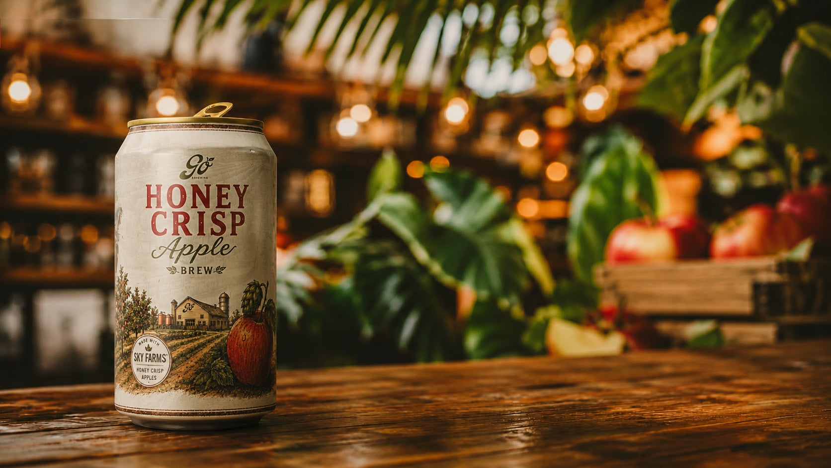 Honey Crisp Apple Brew lifestyle scene