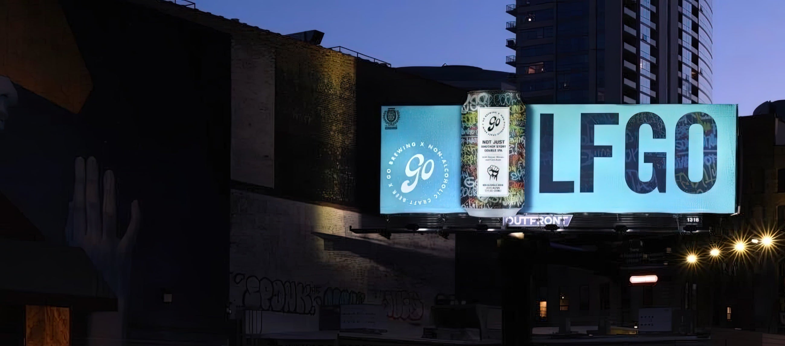 Go Brewing LFGO billboard