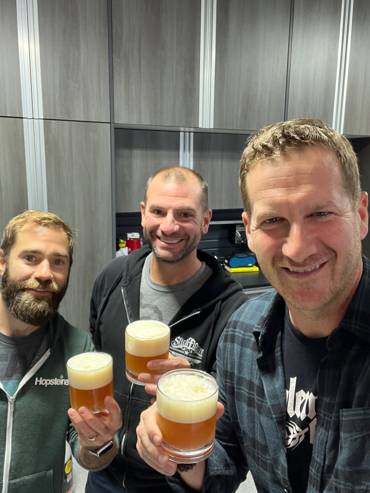The first cheers, 2021