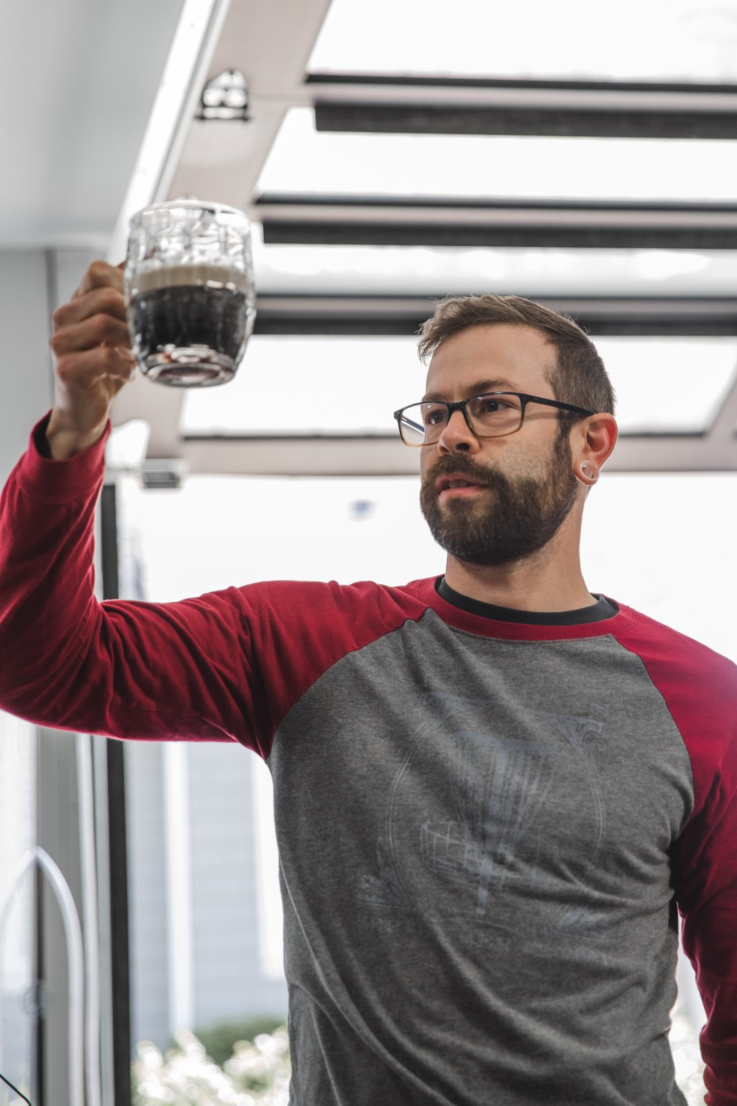 Tasting a pilot batch, 2022